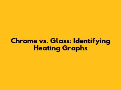 Chrome vs. Glass: Identifying Heating Graphs