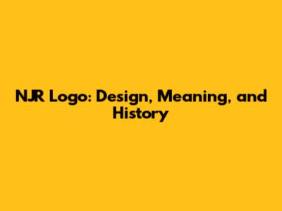 NJR Logo: Design, Meaning, and History