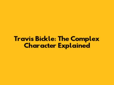 Travis Bickle: The Complex Character Explained